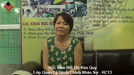 cảm nhận của học viên bùi thị Kim Quy
